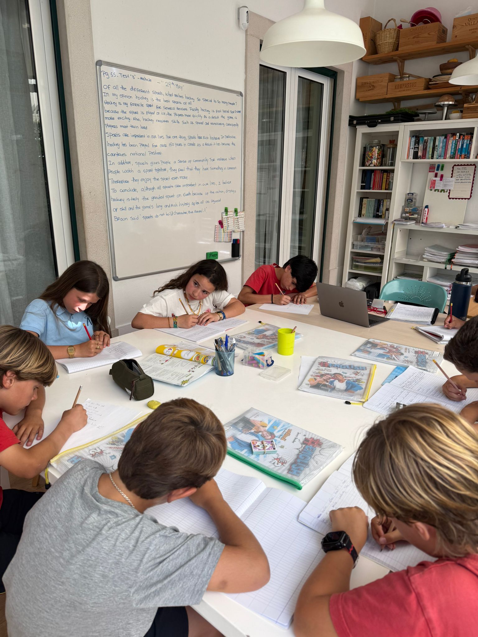 Espaço de estudo acolhedor